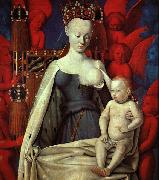 Jean Fouquet The Melun Diptych oil painting